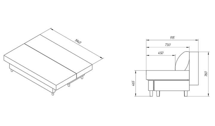 Лама мебель Дакота