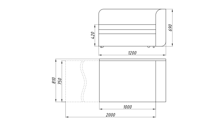 Лама мебель Лиза 3 В.1